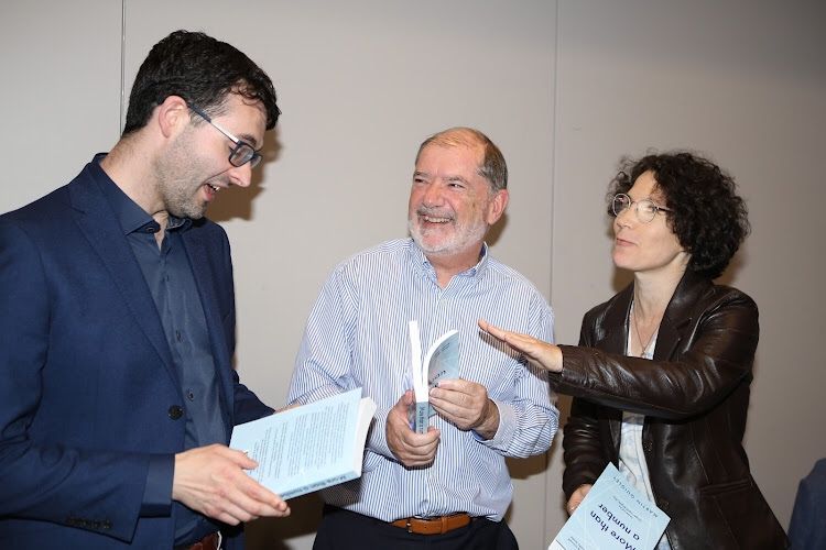 Author Martin Quigley, pictured with Jeremy Murphy and Dr Sarah Meehan O'Callaghan from JM Agency, who managed the editing, design and publication of 'More than a number'.