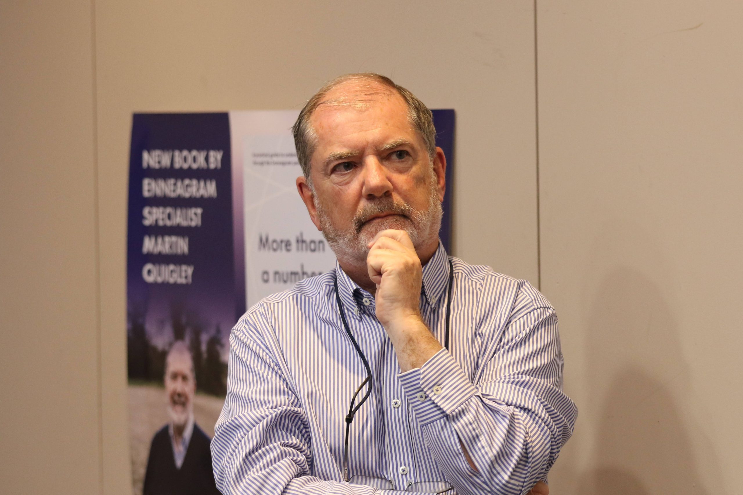 Author and Enneagram trainer Martin Quigley, pictured at the launch of his book on the Enneagram, 'More than a number'.